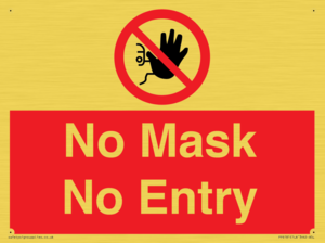No Mask No Entry